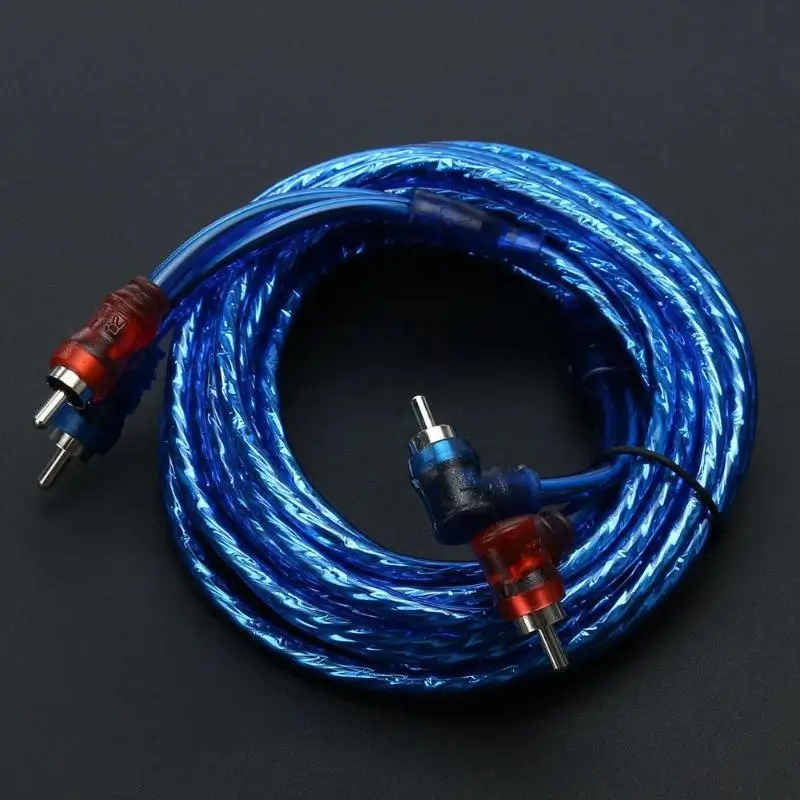 High-quality braided car audio cable